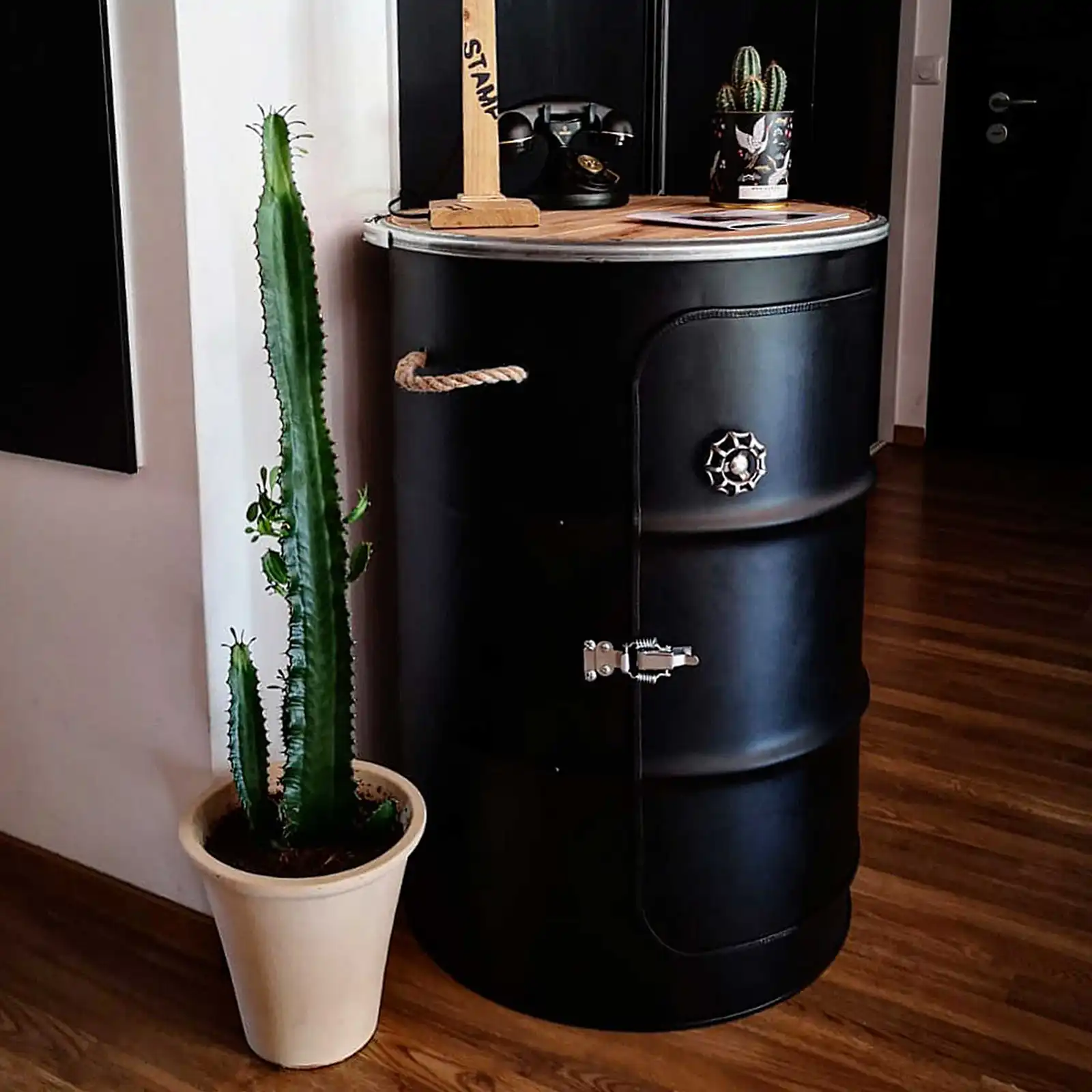 Thumbnail: Bar bidon recyclé - noir mat